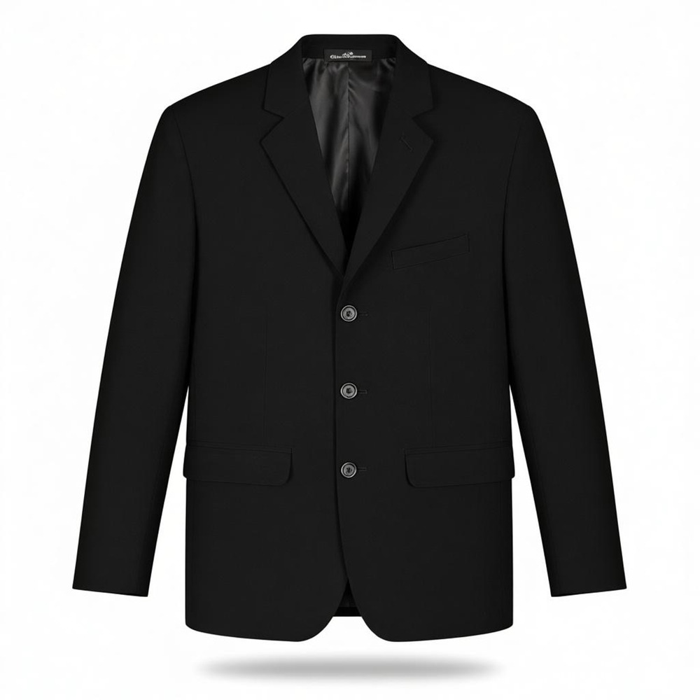 Calvin Klein Women's Size 14 Classic Black 3-Button Work Office Career Blazer